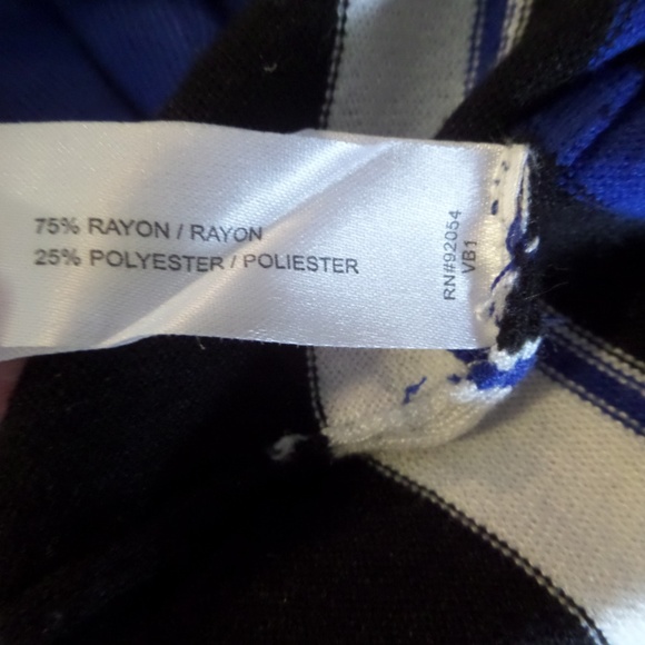 CAROLYN TAYLOR Size L Blue BLOUSE SWEATER. B2 - Picture 7 of 14